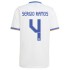 Camisola Real Madrid Sergio Ramos 4 Equipamento Primeiro 2021-2022 Manga Curta